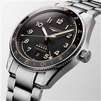 Orologio Longines Uomo Spirit Zulu Time in Acciaio L38024506 - L38024506